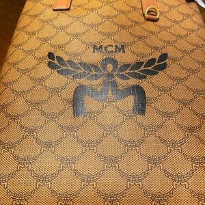 MCM Cognac Visetos Backpack